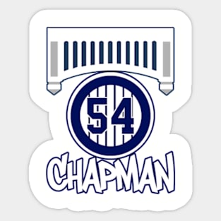 Yankees Chapman 54 Sticker